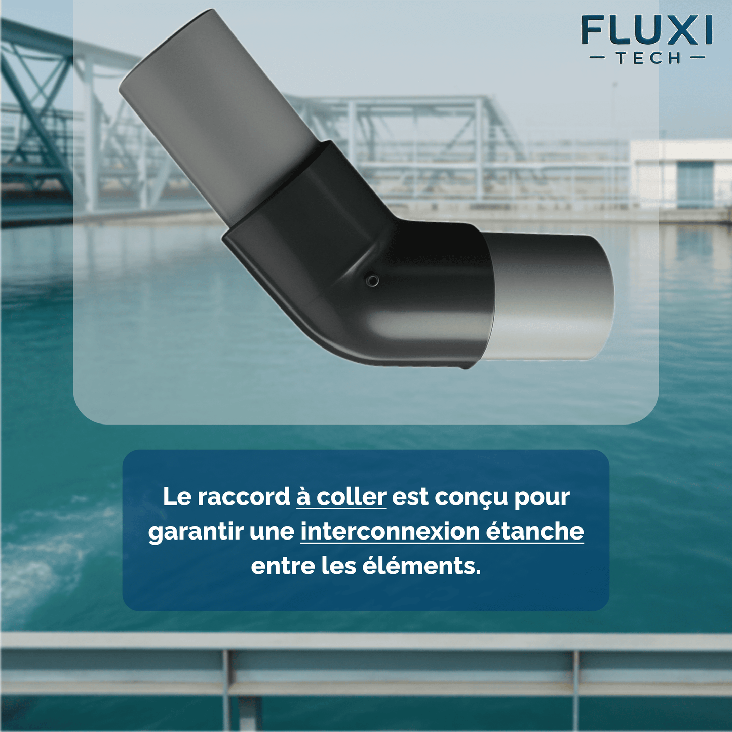Coude a 45° en PVC à Coller