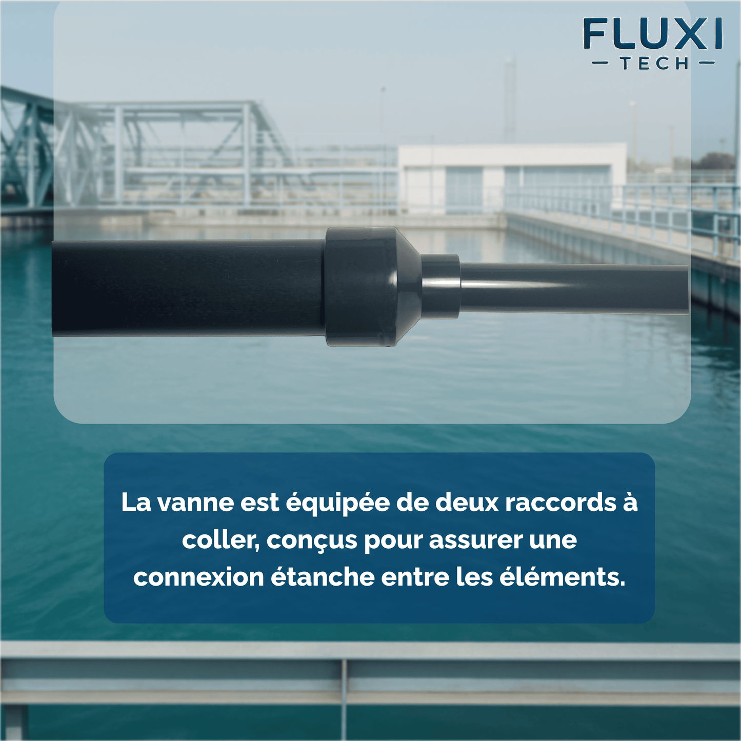 Manchon réducteur en PVC à Coller