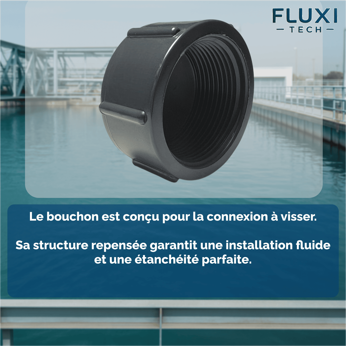 Capuchon femelle en PVC à Visser