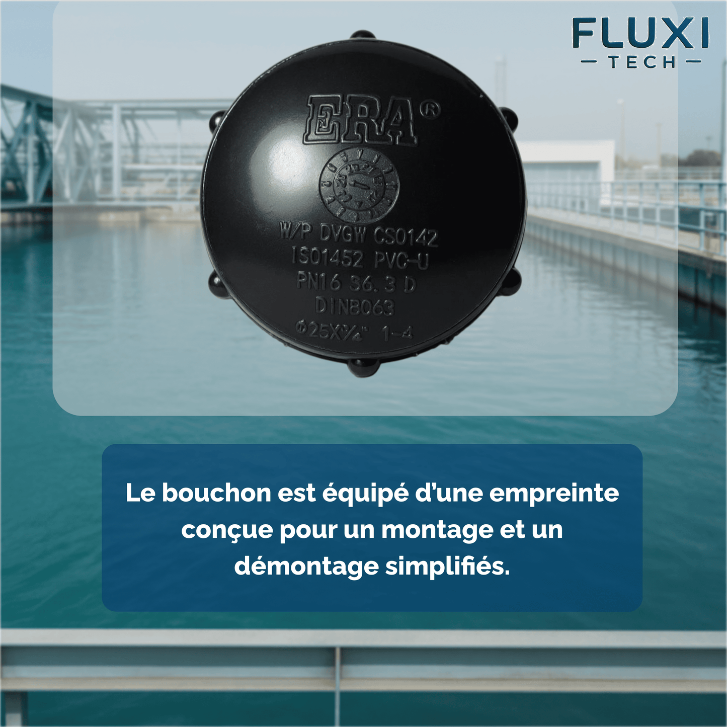 Capuchon femelle en PVC à Visser