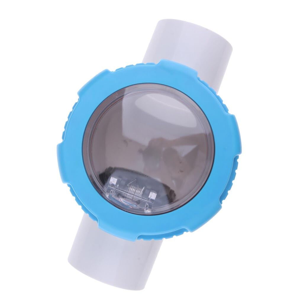 FLUXI-TECH Clapet anti-retour en PVC transparent 50 mm à raccordement à coller lot de 1