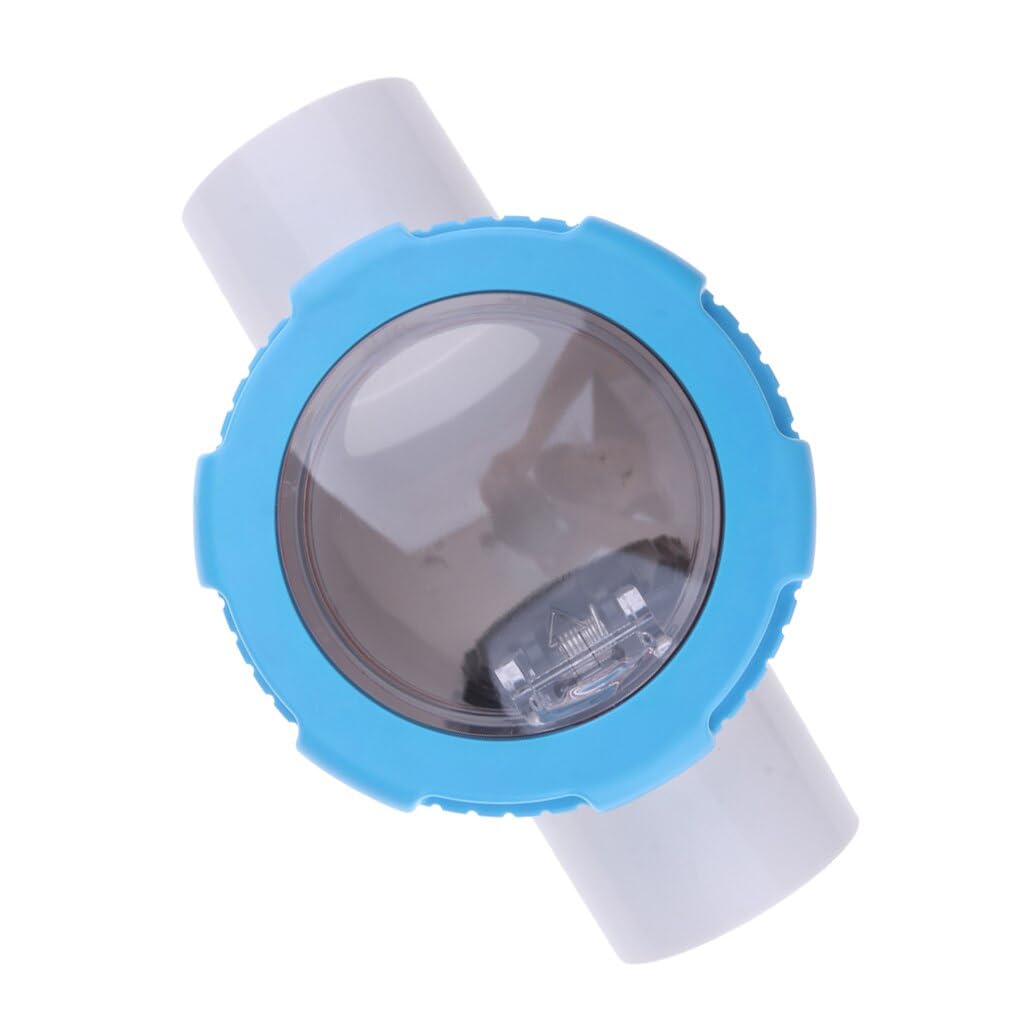 FLUXI-TECH Clapet anti-retour en PVC transparent 50 mm à raccordement à coller lot de 1