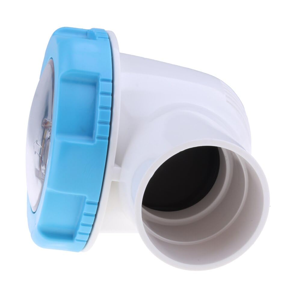 FLUXI-TECH Clapet anti-retour en PVC transparent 50 mm à raccordement à coller lot de 1