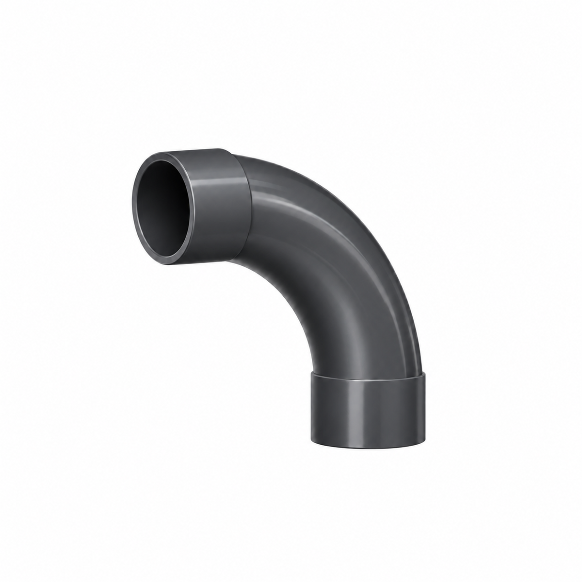 Coude grand rayon 90° en PVC  - À coller- PN16