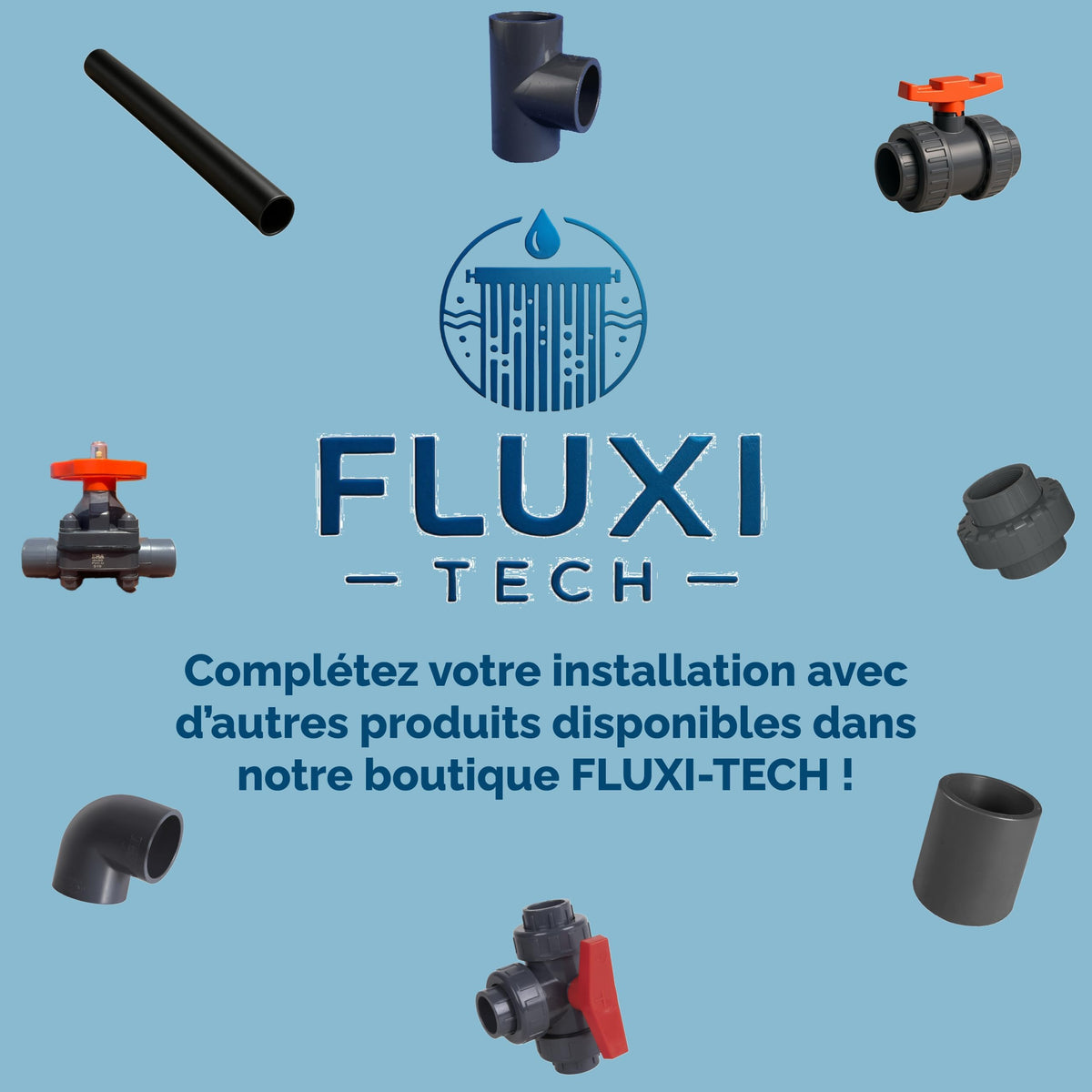 Coude 90° en PVC  à coller x BSPT femelle PN16